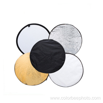 5 in 1 Round Collapsible Flash foldable reflectors